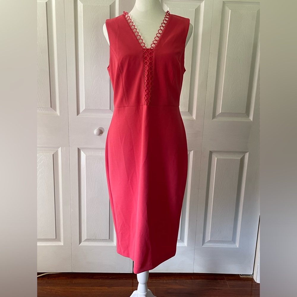 Calvin Klein fitted dress with back zipper
